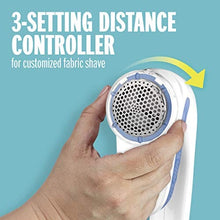 Load image into Gallery viewer, Conair Fabric Shaver and Lint Remover, Battery Operated Portable Fabric Shaver, White