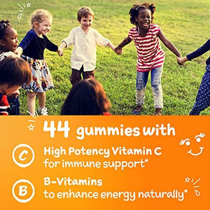 Emergen-C Kidz Daily Immune Support Dietary Supplements, Flavored Gummies with Vitamin C and B Vitamins, Fruit Fiesta Flavored Gummies - 44 Count