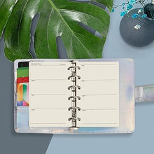 Load image into Gallery viewer, A7 Planner Refill, A7 Agenda Refill for Filofax,Undated, Monday Starts on Left, 6 Hole/100gsm, 45sheets/90pages,4.84 x 3.23&#39;&#39;, Harphia(A7 Weekly Plan)