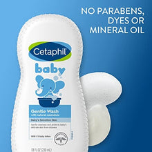 Load image into Gallery viewer, Cetaphil Baby Body Wash with Half Baby Lotion, Gentle Wash with Organic Calendula, Soothes Dry, Sensitive Skin for Everyday Use, Gentle Fragrance, Soap Free, Hypoallergenic, 7.8oz