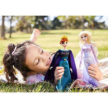 Load image into Gallery viewer, Disney Store Official Queen Anna Classic Doll for Kids, Frozen 2, 11 ½ Inches, Includes Golden Brush with Molded Details, Fully Posable Toy in Satin Dress - Suitable for Ages 3+