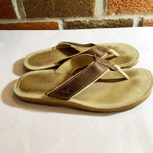 Load image into Gallery viewer, Pre-Owned GUC Sperry Womens Leather Top Sider Thong Slipper Sandal Size 8