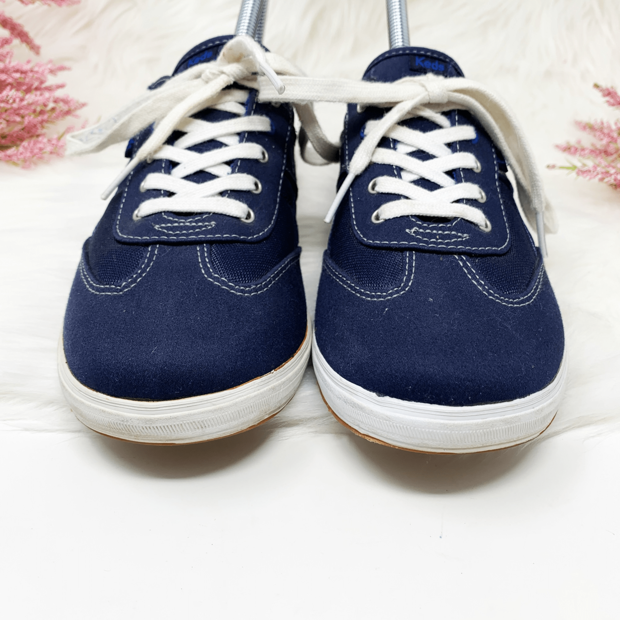 Keds Eco Blue Denim Canvas Lightweight Comfortable Trainers For Women - Blue - UK 3.5 - Sustainable Everyday Sneakers