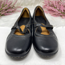Load image into Gallery viewer, Pre-Owned Womens Born Black Leather Slip-On Work Comfy Flat Mary Jane Shoes Size 5M/W