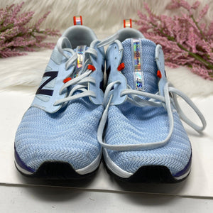 Pre-Owned Women's New Balance 577 V5 Cross Blue Lace Up Lightweight Training Shoes Size 9